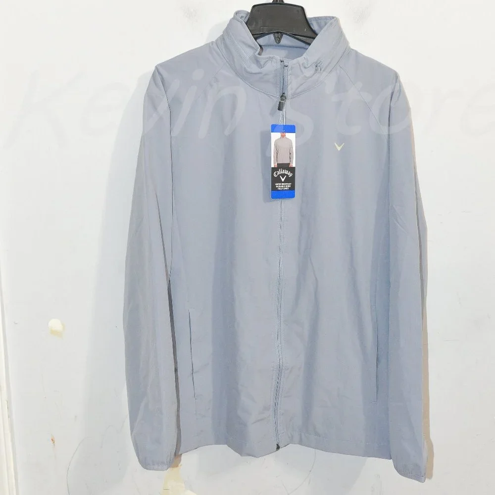 Gray NWT Callaway men package hood, water resistant ,‎ fully lined